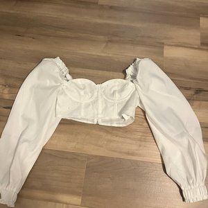 White Corset Top